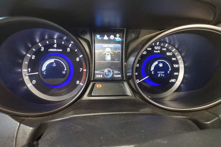 Used CHANGAN CS75 2017 Shangku Edition 1.5T Manual ZhiXiang Model Odometer Close Up