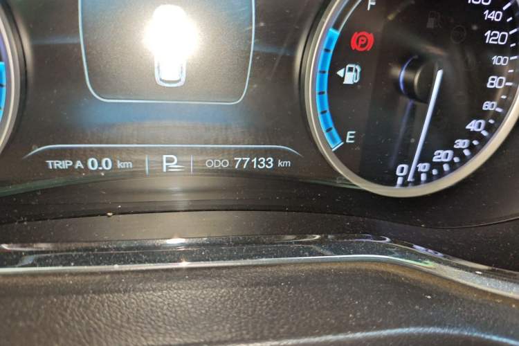 Used CHANGAN CS75 2017 Shangkui Edition 1.5T Automatic Fengyue Model Odometer Close Up