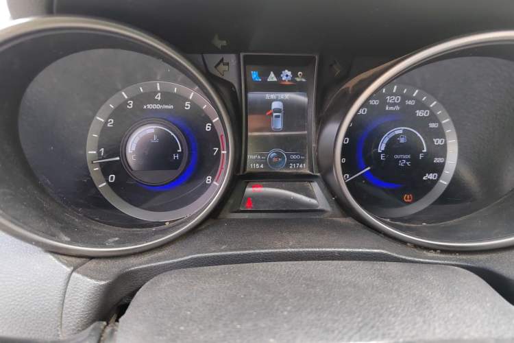 Used CHANGAN CS75 2017 Shangkui Edition 1.5T Manual Fengxiang Model Odometer Close Up