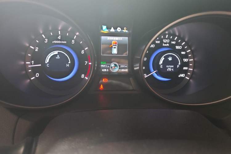 Used CHANGAN CS75 2017 Shangkui Edition 1.5T Manual Fengxiang Model Odometer Close Up