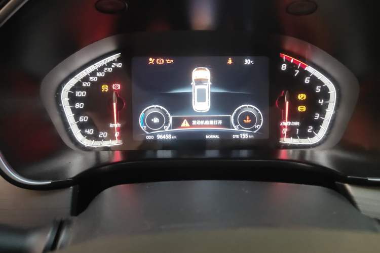 Used CHANGAN CS75 2018 280T Manual Smart Edition China V Standard Odometer Close Up