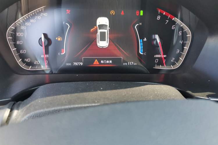 Used CHANGAN CS75 2018 280T Manual Elite Version China V Standard Odometer Close Up