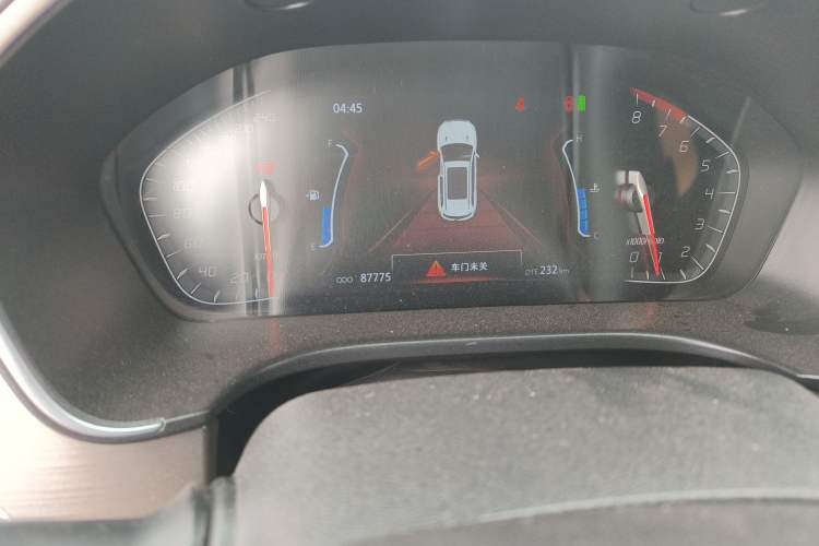 Used CHANGAN CS75 2019 280T Manual Million Edition China VI Odometer Close Up