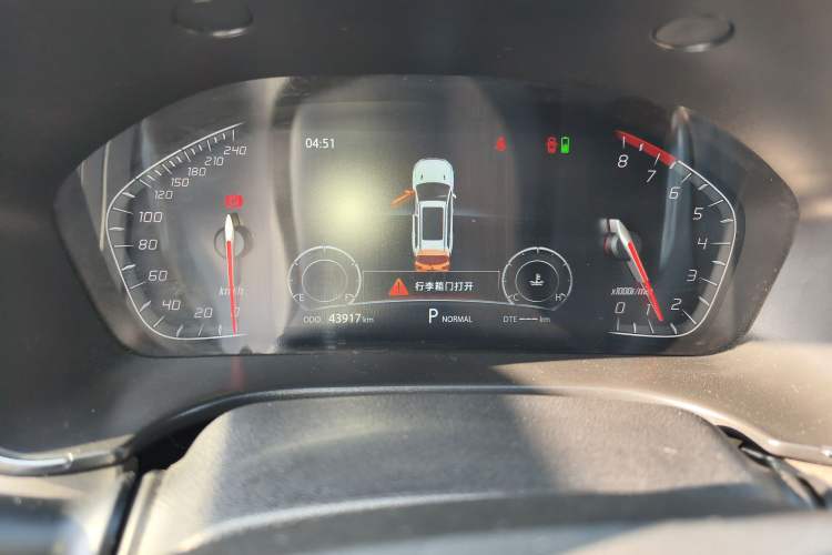 Used CHANGAN CS75 2019 280T DCT Million Edition China VI Standard Instrument Cluster