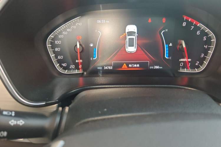 Used CHANGAN CS75 2020 280T Manual Elite Version China VI Standard Odometer Close Up