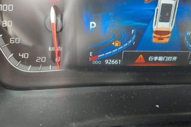 Used CHANGAN CS75 2020 280T Automatic Smart Edition China VI Odometer Close Up