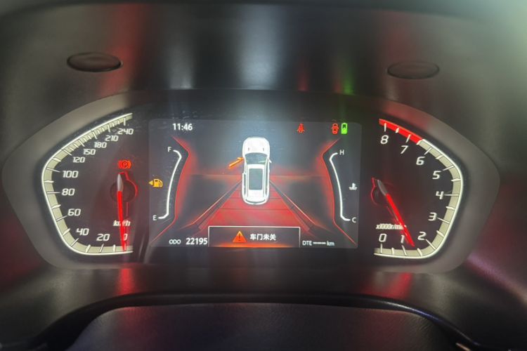 Used CHANGAN CS75 2020 280T Automatic Smart Edition China VI Odometer Close Up