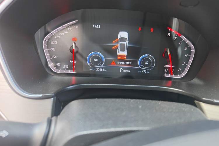 Used CHANGAN CS75 2020 280T DCT Luxury Version China VI Standard Odometer Close Up