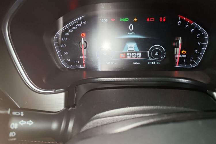 Used CHANGAN CS75 2020 280T Manual Elite Version China VI Odometer Close Up