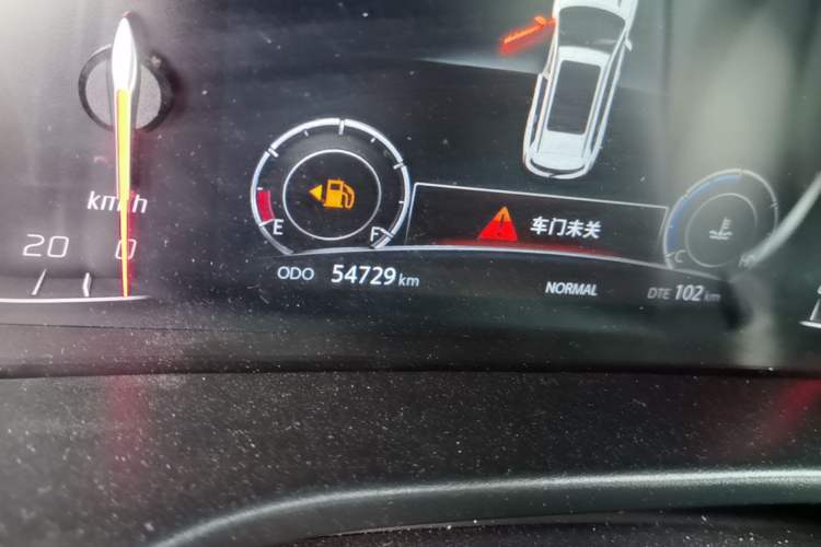 Used CHANGAN CS75 2020 280T Manual Elite Version China VI Odometer Close Up