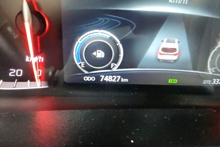 Used CHANGAN CS75 2020 280T Manual Elite Version China VI Standard Odometer Close Up