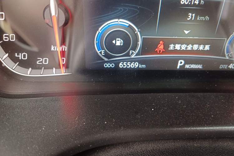 Used CHANGAN CS75 2020 280T Automatic Smart Edition China VI Odometer Close Up