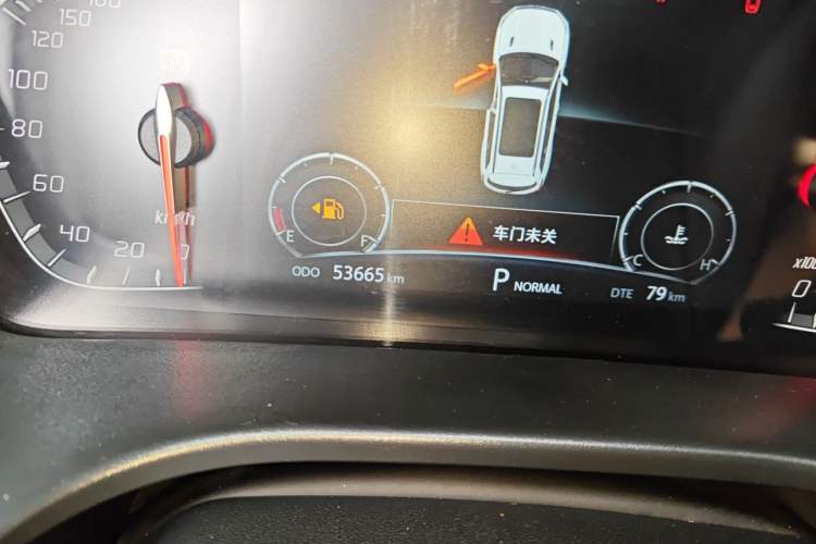Used CHANGAN CS75 2020 280T Automatic Smart Edition China VI Odometer Close Up