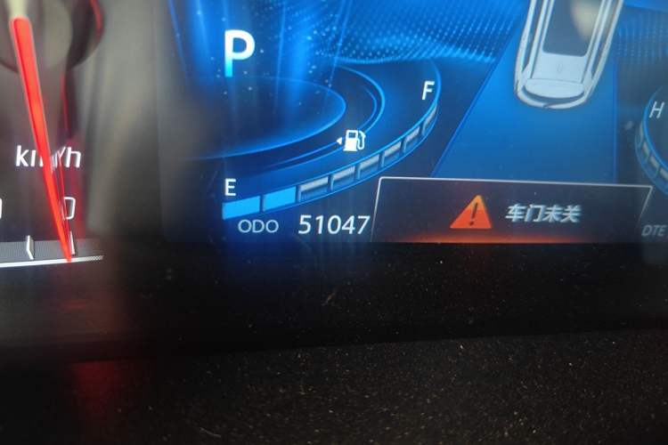 Used CHANGAN CS75 2021 Honor Million Edition 280T DCT Navigation Model Odometer Close Up