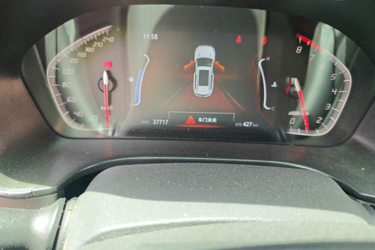 Used CHANGAN CS75 2021 Honor Million Edition 280T DCT Navigation Model Odometer Close Up