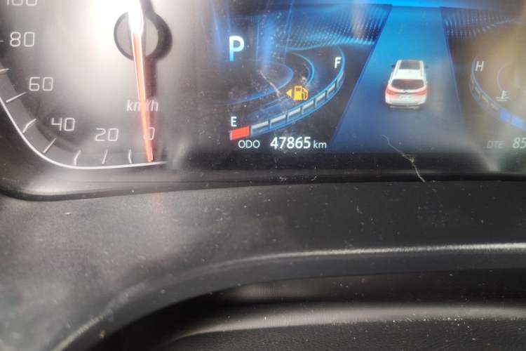 Used CHANGAN CS75 2021 Honor Million Edition 280T DCT Luxury Model Odometer Close Up
