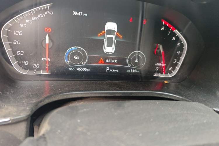 Used CHANGAN CS75 2021 Honor Million Edition 280T DCT Luxury Model Odometer Close Up