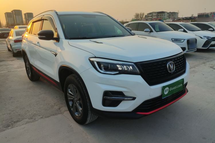 Used CHANGAN CS75 2021 Honor Million Edition 280T DCT Luxury Model Front Right 45 Deg