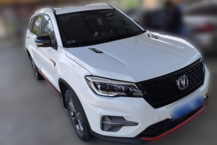 Used CHANGAN CS75 2021 Honor Million Edition 280T DCT Luxury Model Front Right 45 Deg