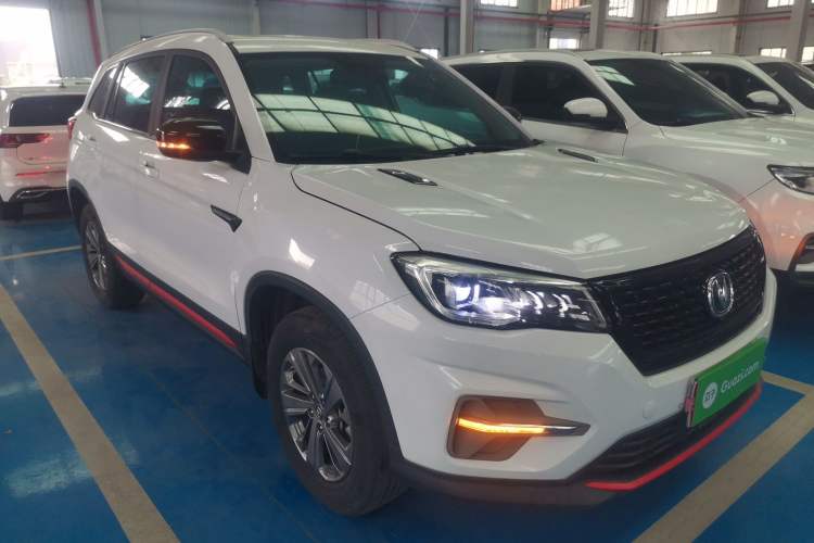 Used CHANGAN CS75 2021 Honor Million Edition 280T DCT Luxury Model Front Right 45 Deg