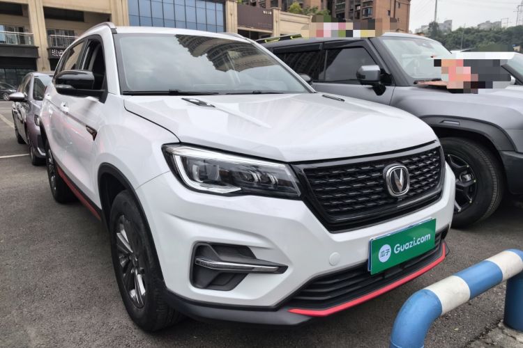 Used CHANGAN CS75 2021 Honor Million Edition 280T DCT Luxury Model Front Right 45 Deg