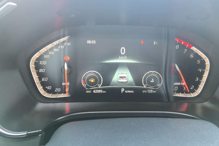 Used CHANGAN CS75 2021 Honor Million Edition 280T DCT Luxury Model Instrument Cluster