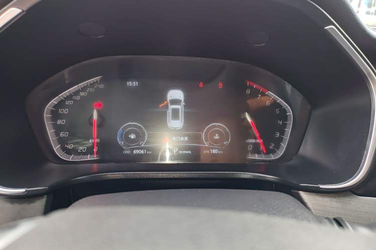 Used CHANGAN CS75 2021 Honor Million Edition 280T DCT Prestige Model Instrument Cluster