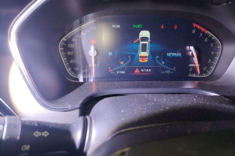 Used CHANGAN CS75 2021 Honor Million Edition 280T DCT Luxury Model Odometer Close Up