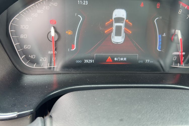 Used CHANGAN CS75 2021 Honor Million Edition 280T DCT Navigation Model Odometer Close Up