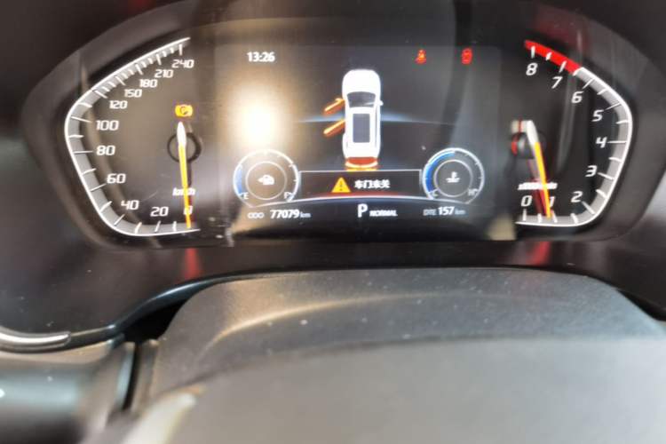 Used CHANGAN CS75 2021 Honor Million Edition 280T DCT Luxury Model Odometer Close Up