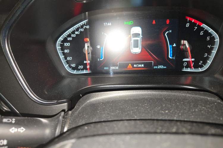 Used CHANGAN CS75 2021 Honor Million Edition 280T DCT Navigation Model Odometer Close Up