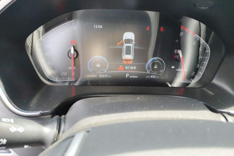 Used CHANGAN CS75 2021 Honor Million Edition 280T DCT Navigation Model Odometer Close Up