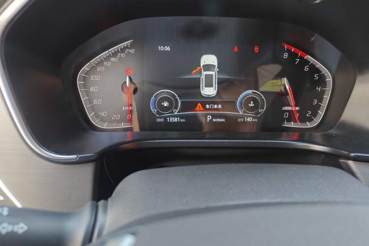 Used CHANGAN CS75 2021 Honor Million Edition 280T DCT Luxury Model Odometer Close Up