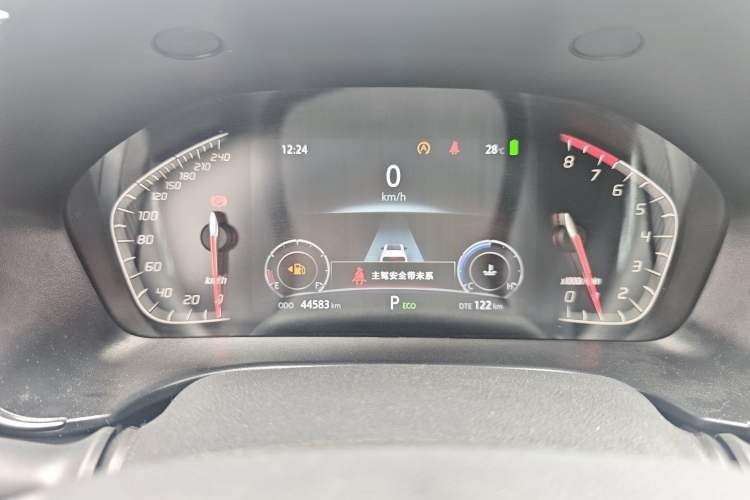Used CHANGAN CS75 2022 Blue Whale Edition 1.5T DCT Prestige Model Odometer Close Up