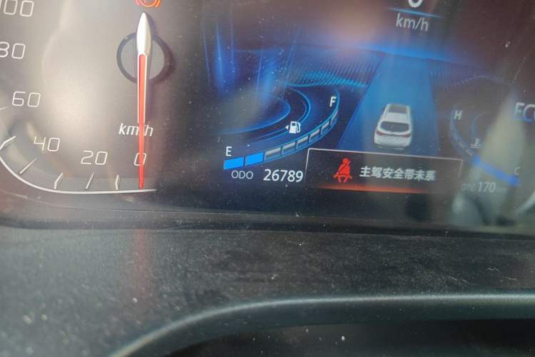 Used CHANGAN CS75 2022 Blue Whale Edition 1.5T Manual Elite Model Odometer Close Up
