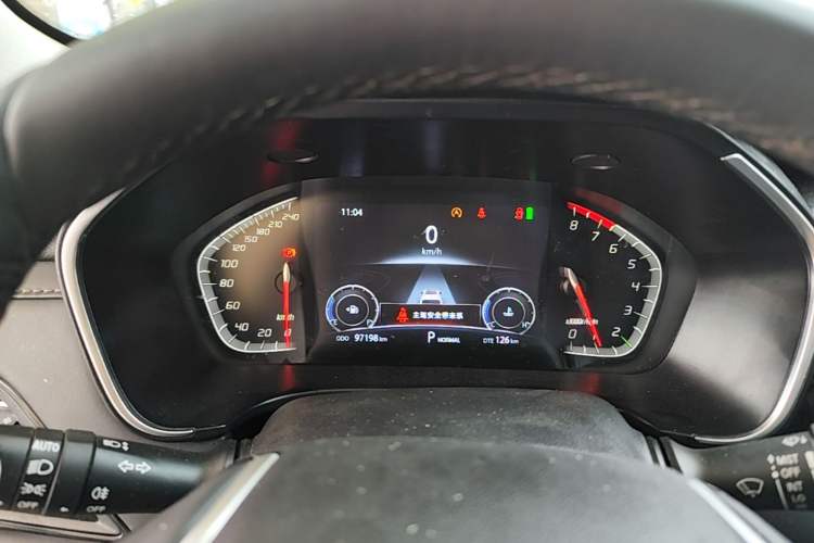 Used CHANGAN CS75 2022 Blue Whale Edition 1.5T DCT Luxury Model Instrument Cluster