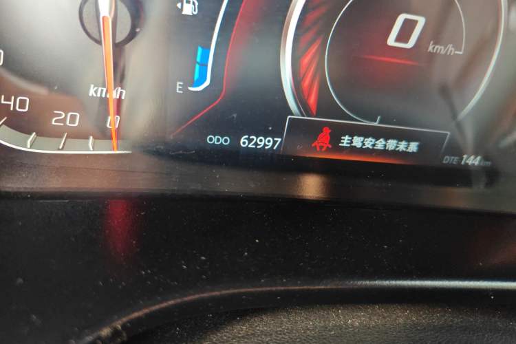 Used CHANGAN CS75 2022 Blue Whale Edition 1.5T Manual Elite Model Odometer Close Up