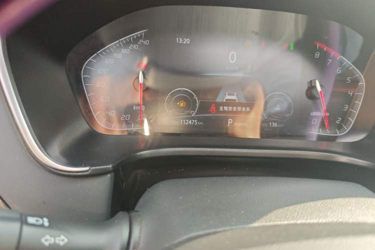 Used CHANGAN CS75 2022 Blue Whale Edition 1.5T DCT Luxury Model Odometer Close Up