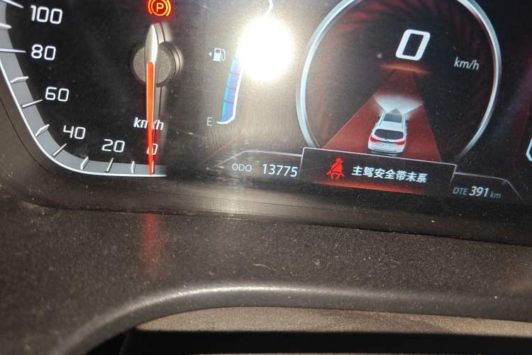 Used CHANGAN CS75 2022 Blue Whale Edition 1.5T Manual Elite Model Odometer Close Up