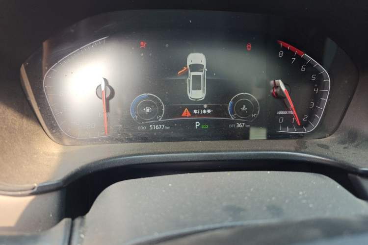 Used CHANGAN CS75 2023 Enjoy Edition 1.5T DCT Prestige Version Odometer Close Up