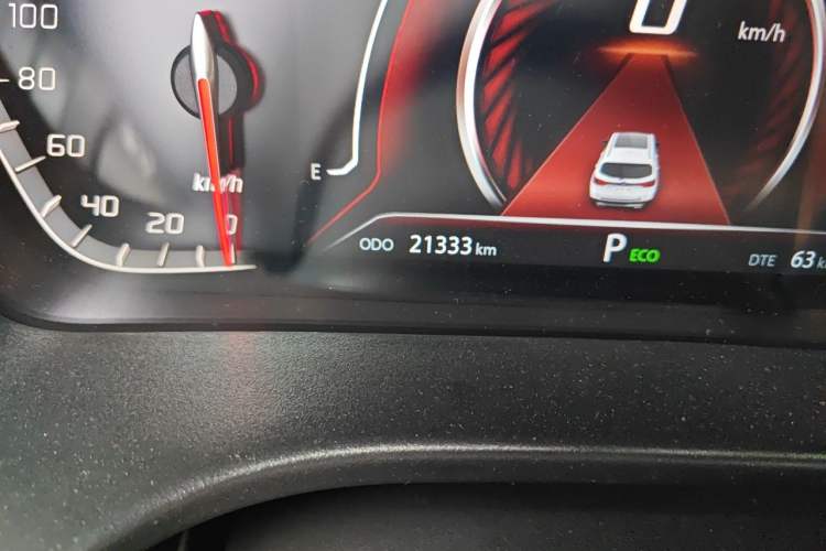 Used CHANGAN CS75 2023 Enjoy Edition 1.5T DCT Prestige Version Odometer Close Up