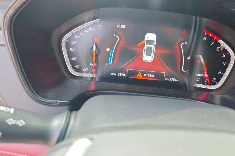 Used CHANGAN CS75 2023 Enjoy Edition 1.5T DCT Luxury Version Odometer Close Up