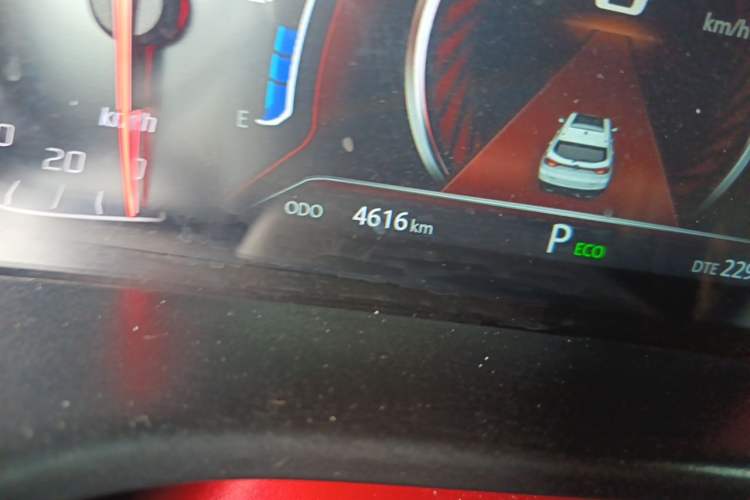 Used CHANGAN CS75 2024 Enjoyment Edition 1.5T DCT Prestige Model Odometer Close Up