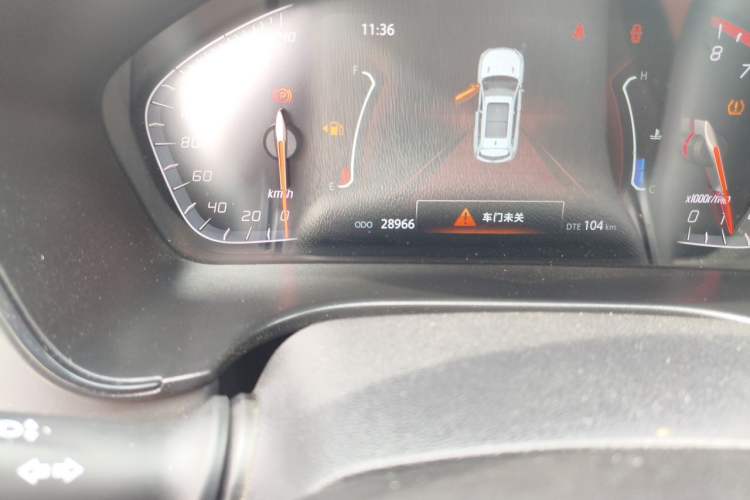 Used CHANGAN CS75 2024 Enjoy Edition 1.5T DCT Luxury Model Odometer Close Up