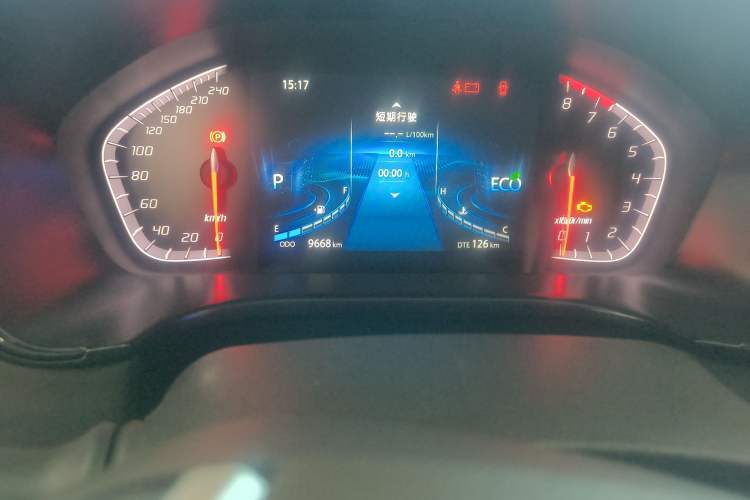 Used CHANGAN CS75 2024 Enjoy Edition 1.5T DCT Luxury Model Odometer Close Up