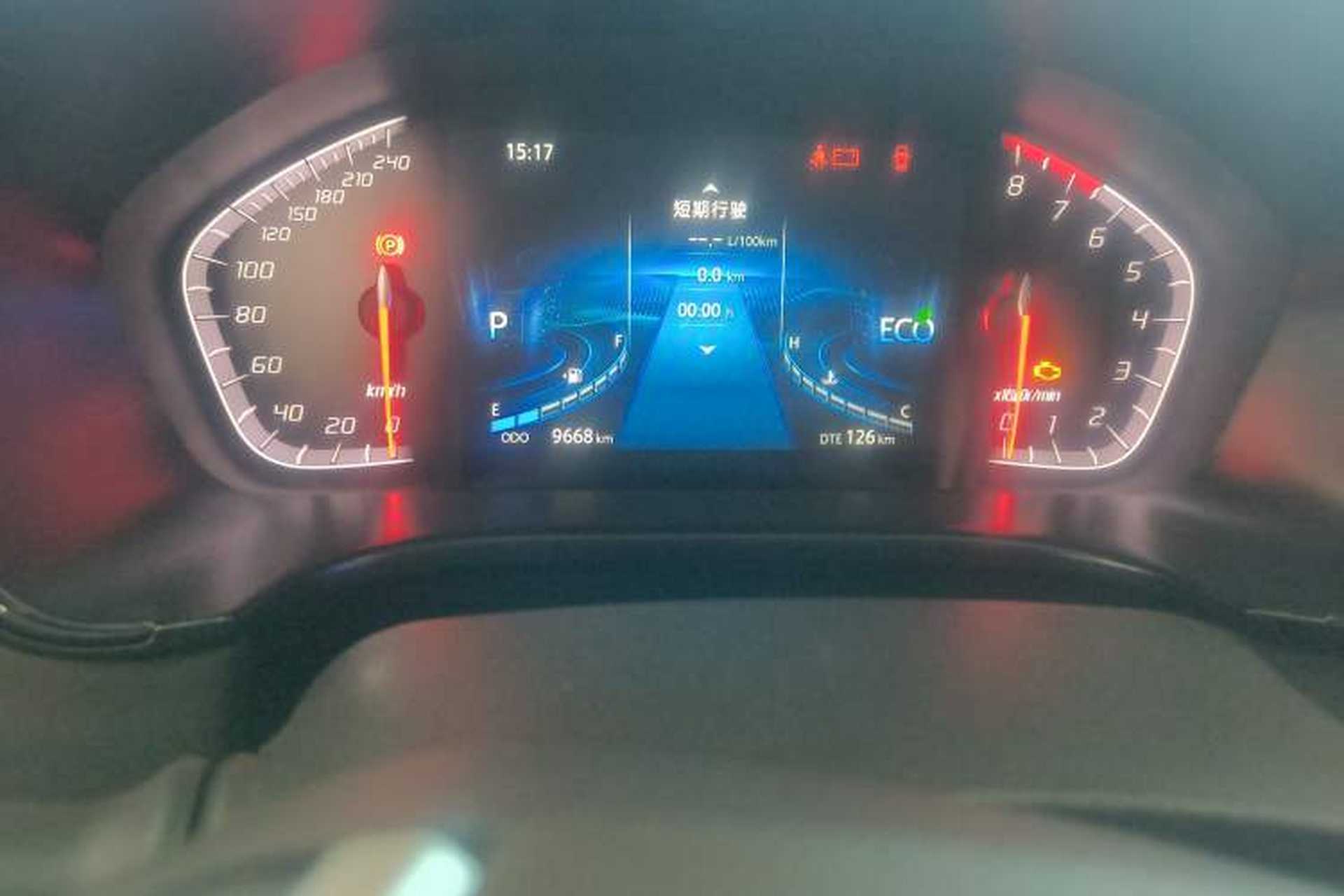 Used CHANGAN CS75 2024 Enjoy Edition 1.5T DCT Luxury Model Odometer Close Up