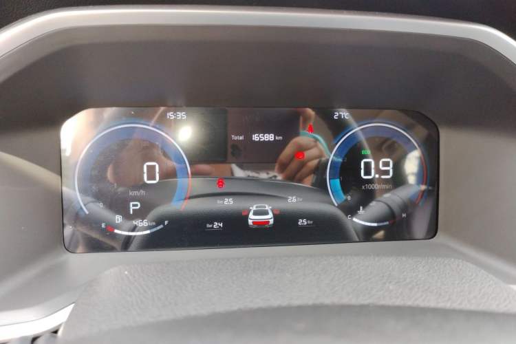 Used CHANGAN CS75 2026 Model PRO 1.5T DCT Comfort 5-Seater Odometer Close Up