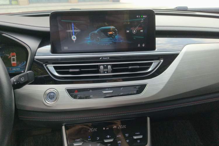 Used CHANGAN CS75 New Energy 2018 1.5T PHEV Progressive Trim Audio And AC Panel