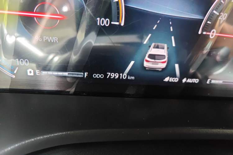 Used CHANGAN CS75 New Energy 2018 1.5T PHEV Progressive Trim Odometer Close Up