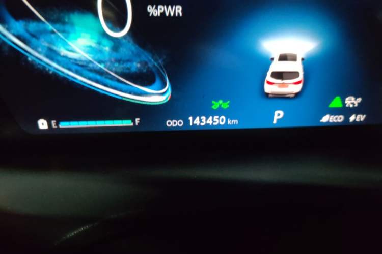 Used CHANGAN CS75 New Energy 2018 1.5T PHEV Navigation Model Odometer Close Up